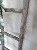 Afbeelding van Landelijke houten ladder Grey Finish (vintage)