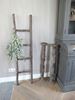 Afbeelding van Landelijke houten ladder Grey Finish (vintage)