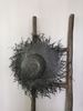 Afbeelding van Stoer & Stijlvol palmblad decoratie hoed zwart