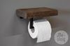 Afbeelding van Toiletrol houder oud rustiek houder enkel