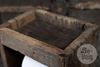 Afbeelding van Toiletrol houder rustiek oud hout met vak