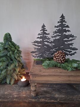 Afbeeldingen van Stoer & Stijlvol Kerstboom metaal antraciet L