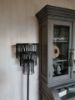 Picture of Vloerlamp met smeedijzeren kettingen zwart