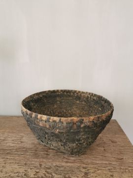 Picture of Oude bamboe mand M