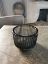 Picture of Waxine glas ribbel zwart M