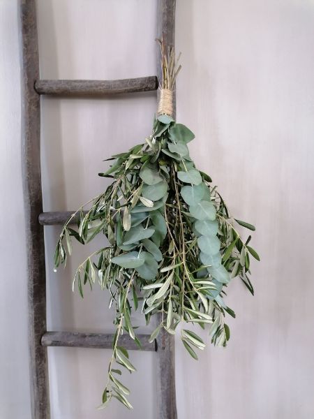 Picture of Stoer & Stijlvol olijftoef decoratie groen