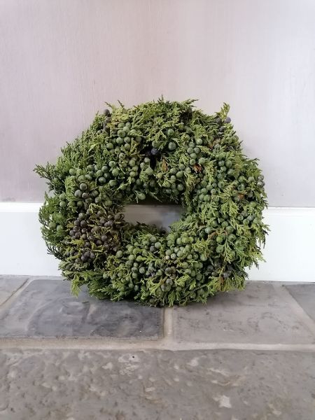 Picture of Stoer & Stijlvol besjes krans 30 cm groen - blauw