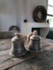 Picture of Decoratie bel (kerstklok) grijs L