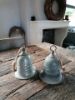 Picture of Decoratie bel (kerstklok) oud zilver L