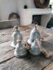Picture of Decoratie bel (kerstklok) oud zilver L