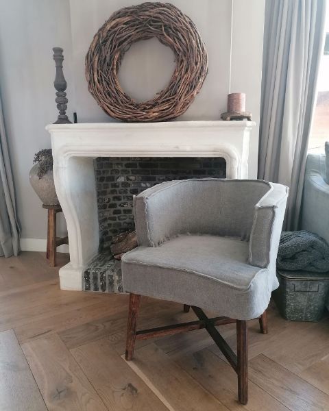 Picture of Stoer & Stijlvol eetkamerstoel Gijsje Taupe