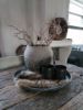 Picture of Metalen serveer tray twee cups