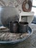 Picture of Metalen serveer tray twee cups