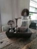 Picture of Stoer & Stijlvol kandelaar Bol Grey finish L