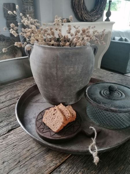 Picture of Houten plankje onderzetter met touw