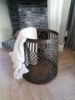 Picture of Stoere metalen mand groot