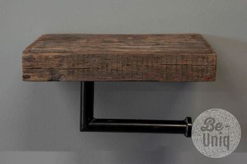Picture of Toiletrol houder oud rustiek houder enkel