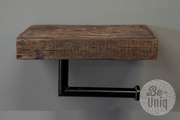 Picture of Toiletrol houder oud rustiek houder enkel