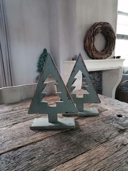 Picture of Houten kerstboom groen
