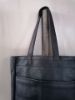 Picture of Lederen shopping bag met vak Antraciet Raw Materials
