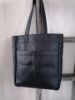 Picture of Lederen shopping bag met vak Antraciet Raw Materials
