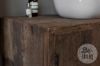 Picture of Landelijk badkamer meubel rustiek hout 110 cm