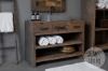 Picture of Landelijk badkamer meubel rustiek hout open 110 cm