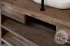 Picture of Landelijk badkamer meubel rustiek hout open 110 cm