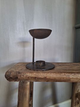 Picture of Metalen waxinehouder voor amberblokje