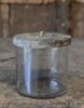 Picture of Glazen potje met deksel Grey finish L