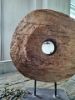Picture of Oud houten wiel op statief L