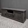 Picture of Stoer landelijk tv meubel met lade en deurtjes antique grey