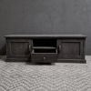 Picture of Stoer landelijk tv meubel met lade en deurtjes antique grey