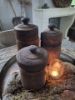 Picture of Stoer & Stijlvol houten pot met deksel nr 3
