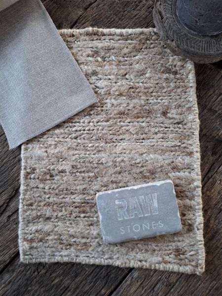 Picture of Vloerkleed handgeweven hennep Sand