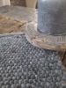 Picture of Vloerkleed handgeweven natuur wol Charcoal