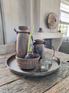 Picture of Originele oude leemmand rond S