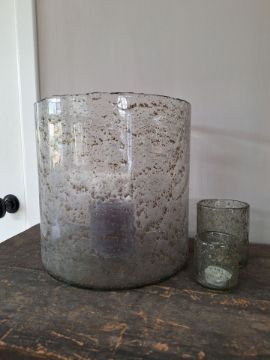 Picture of Windlicht bubbelglas Stone 30 x 30 cm XL