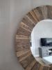 Picture of Rustieke spiegel rond oud hout 60 cm