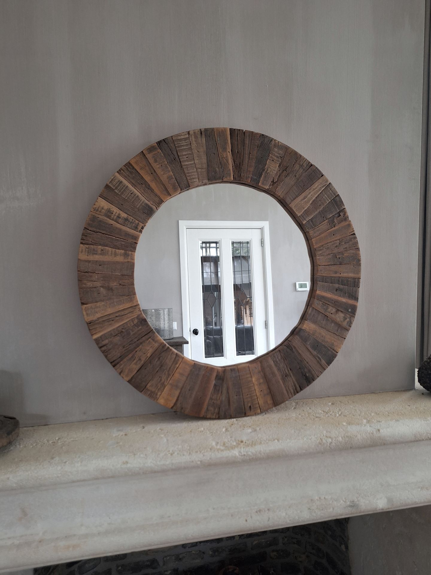 Housecraft Living Lias Spiegel/ Wandspiegel 100x200 cm Hout - Bruin | Leen Bakker
