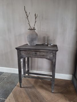Picture of Origineel oud haltafeltje - sidetable - bureau India