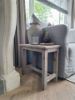 Picture of Kruk - bijzettafel oud hout 'cement finish'