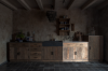 Picture of Landelijke keuken element | Brede 2-deurs 2-lade kast | K005