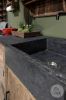 Picture of Landelijke keuken element | Smal spoelbakelement met kraangat