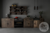 Picture of Landelijke keuken element | Smal spoelbakelement zonder kraangat