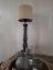 Picture of Houten tafellamp 66,5 cm grey incl beige kap