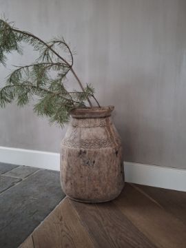 Picture of Mooie Nepalese kruikpot met graveerwerk XL nr. 4