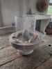 Picture of Ronde schaal op voet Grey 35 cm