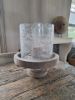 Picture of Ronde schaal op voet Grey 40 cm