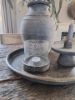 Picture of Oud rond metalen dienblad uit India S